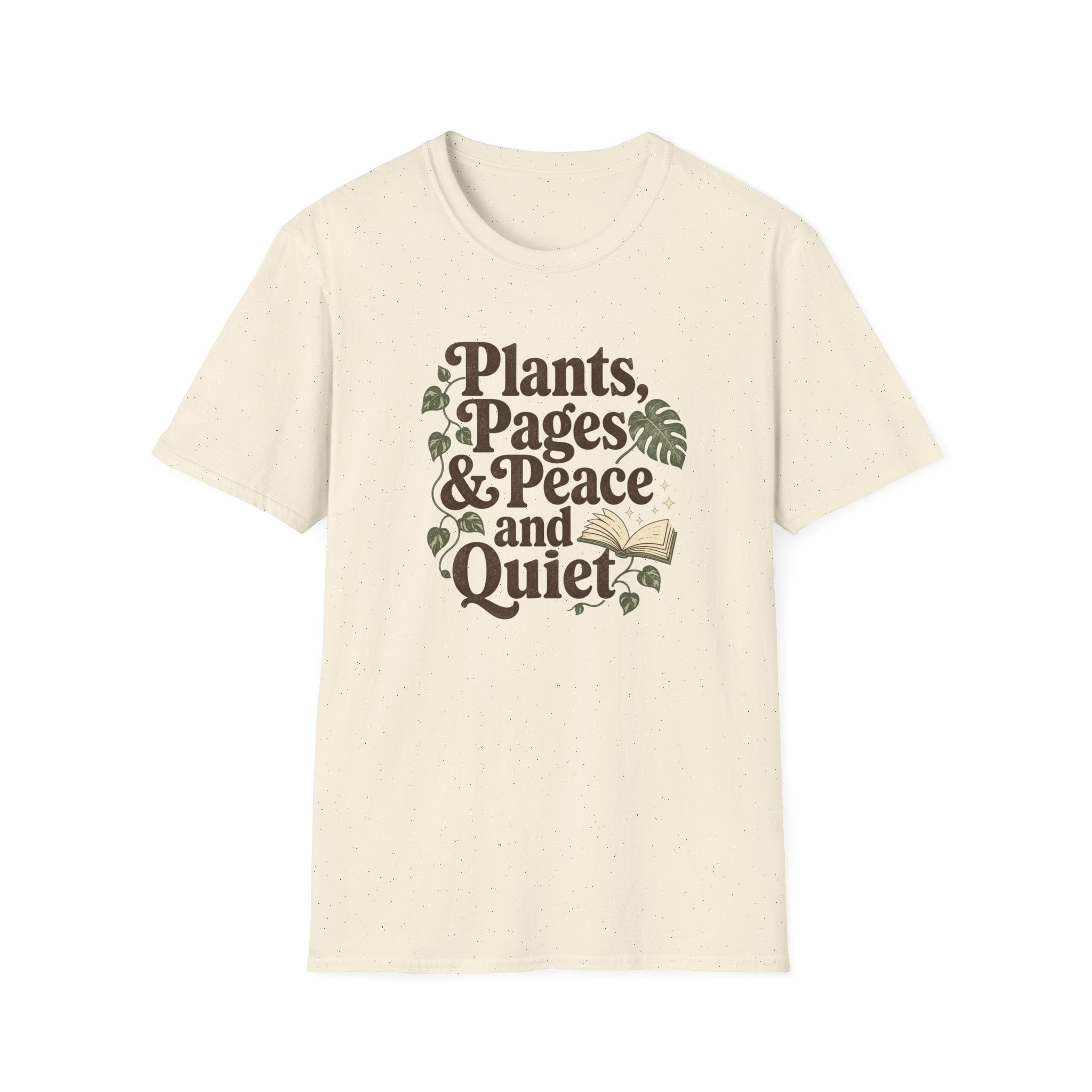 Plants, Pages & Peace and Quiet T-Shirt