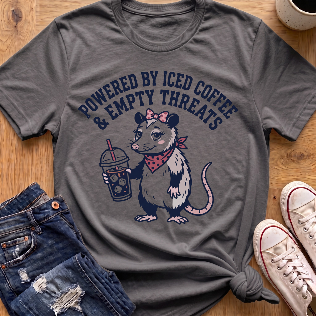 Iced Coffee & Empty Threats T-Shirt