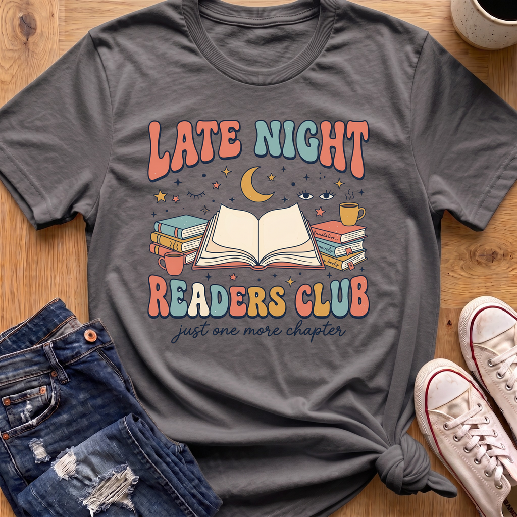 Late Night Readers Club T-Shirt