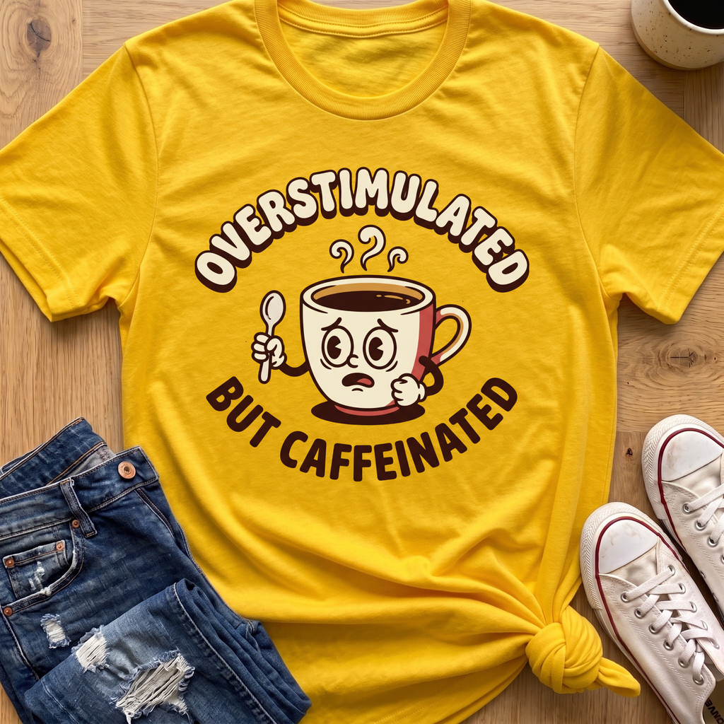 Overstimulated But Caffeinated T-Shirt