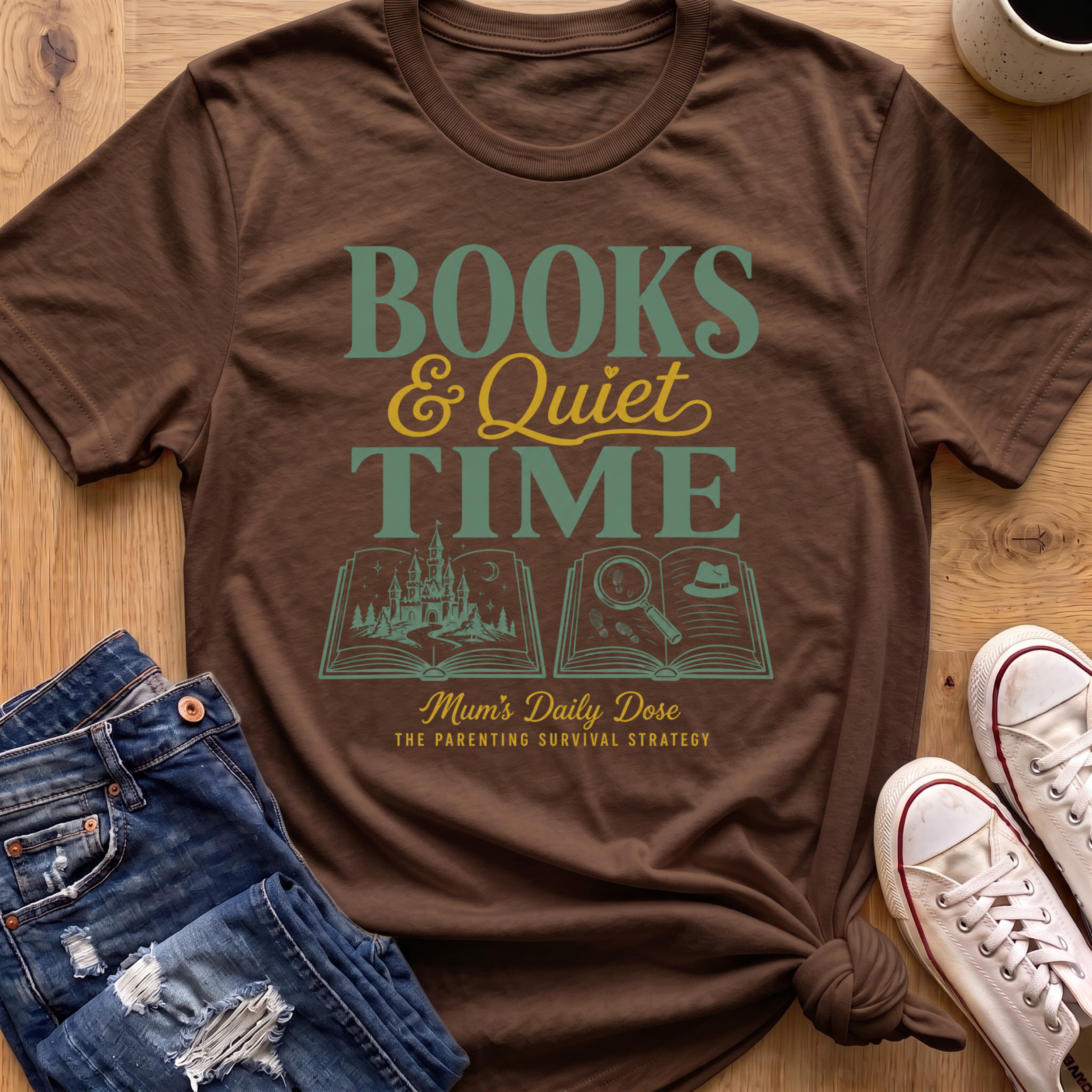 Books and Quiet Time T-Shirt