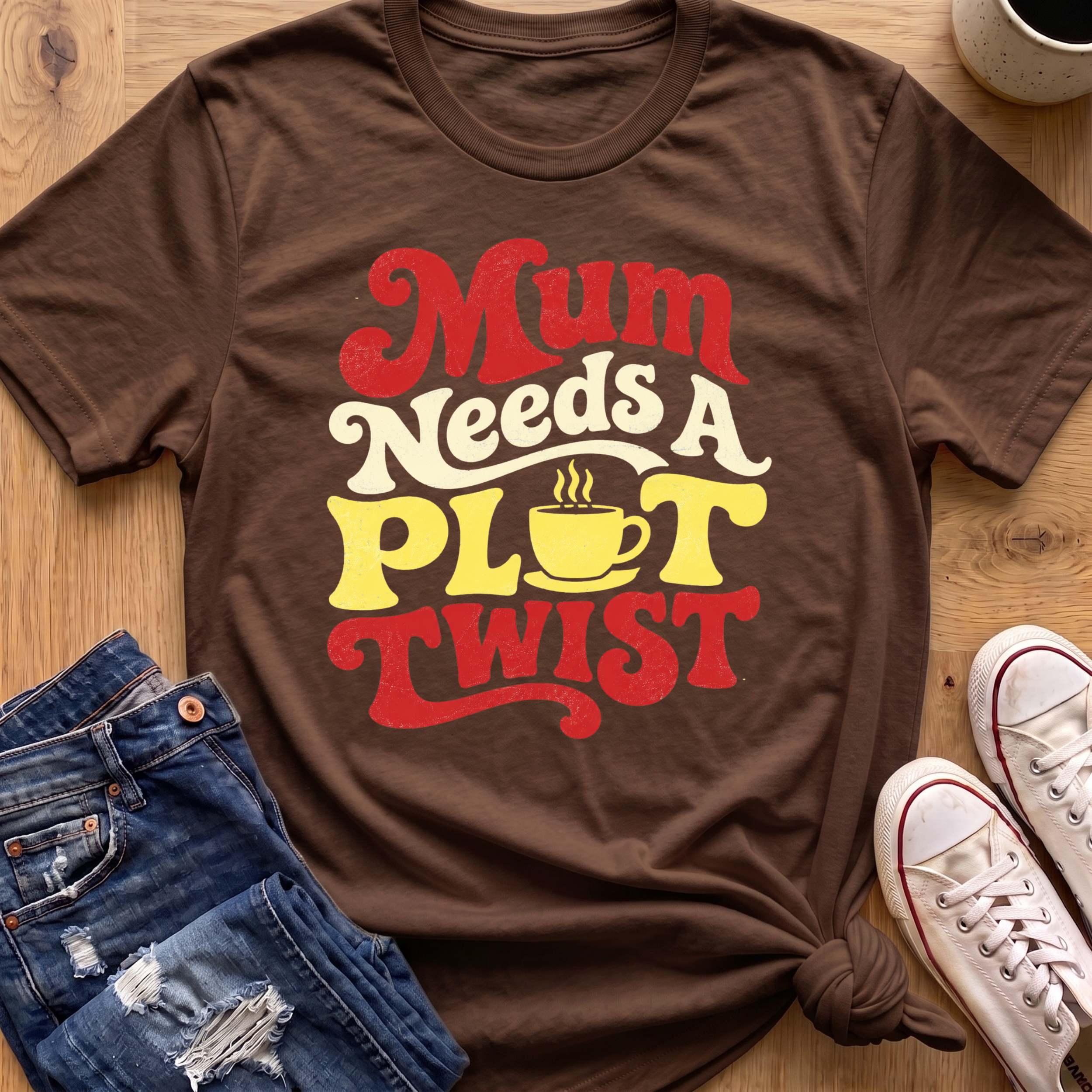 Mum Needs A Plot Twist T-Shirt