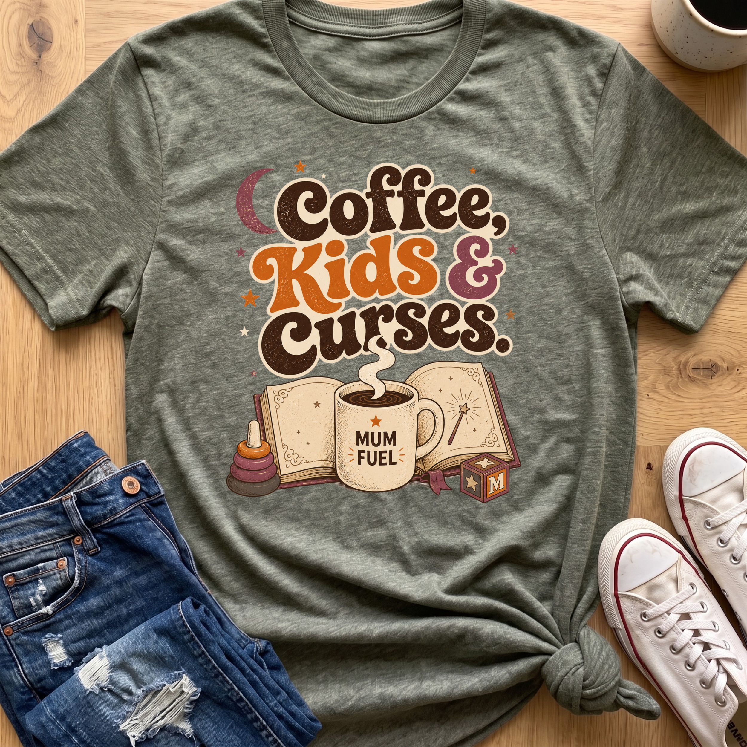 Coffee, Kids & Curses T-Shirt