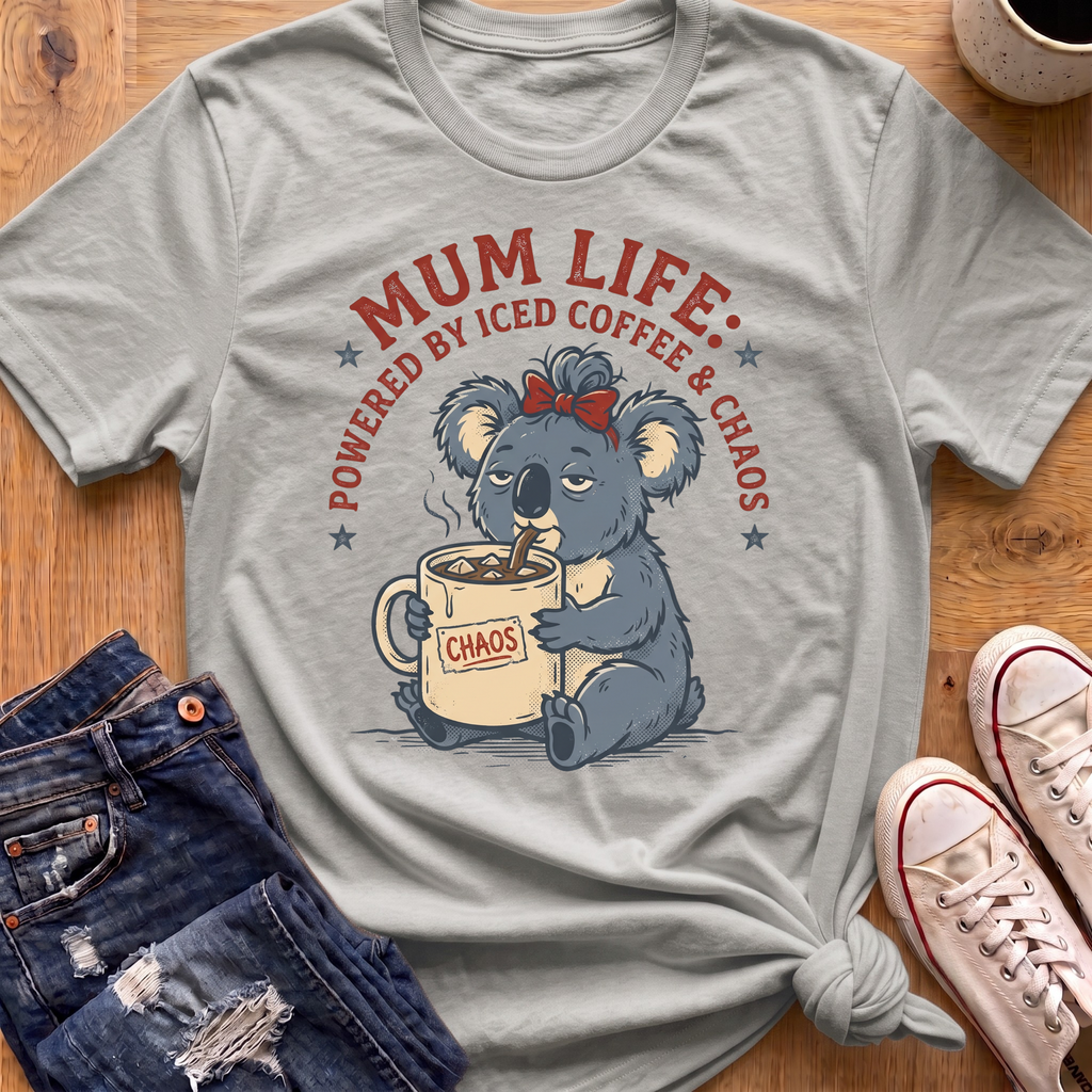 Powered By Iced Coffee T-Shirt