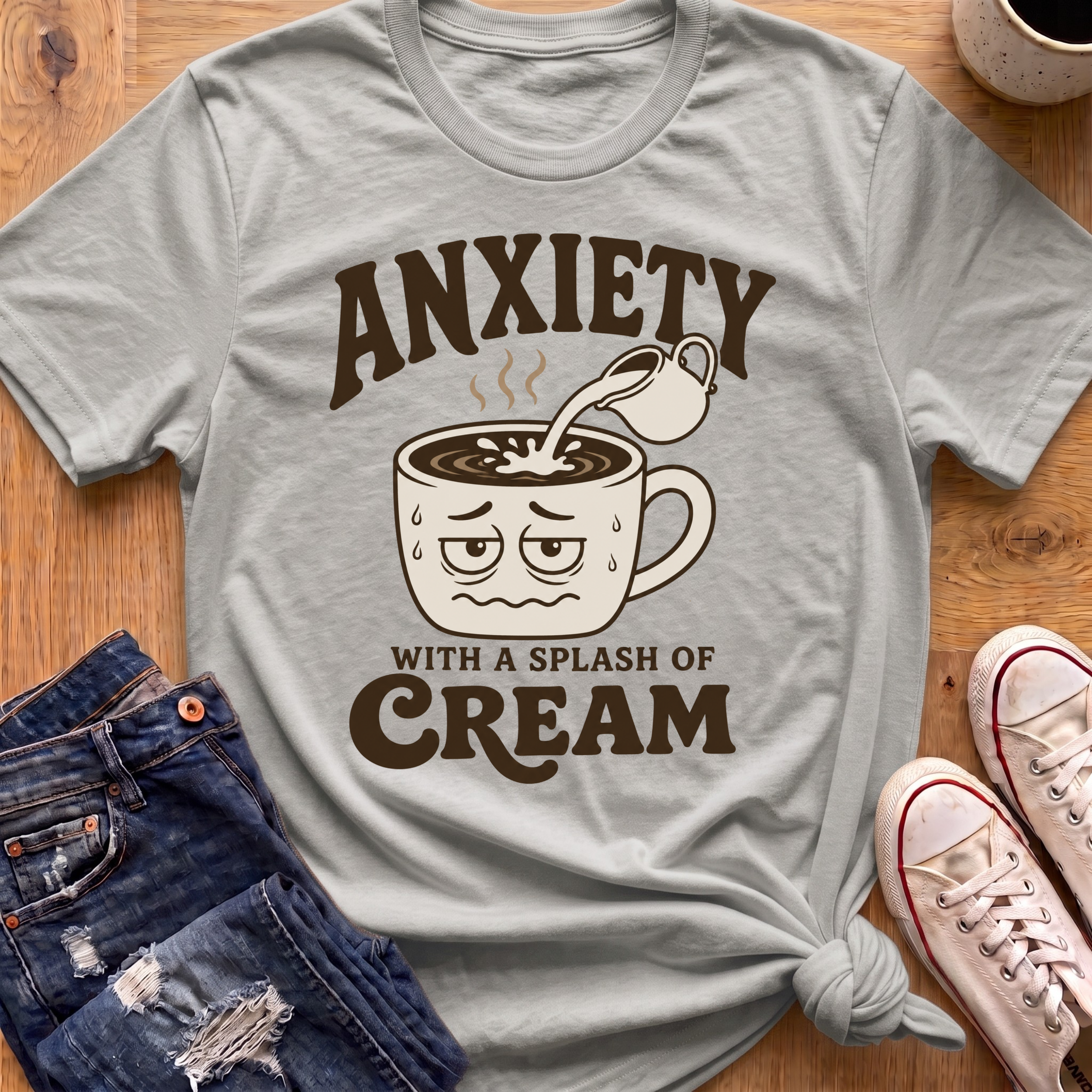 Anxiety With Cream T-Shirt