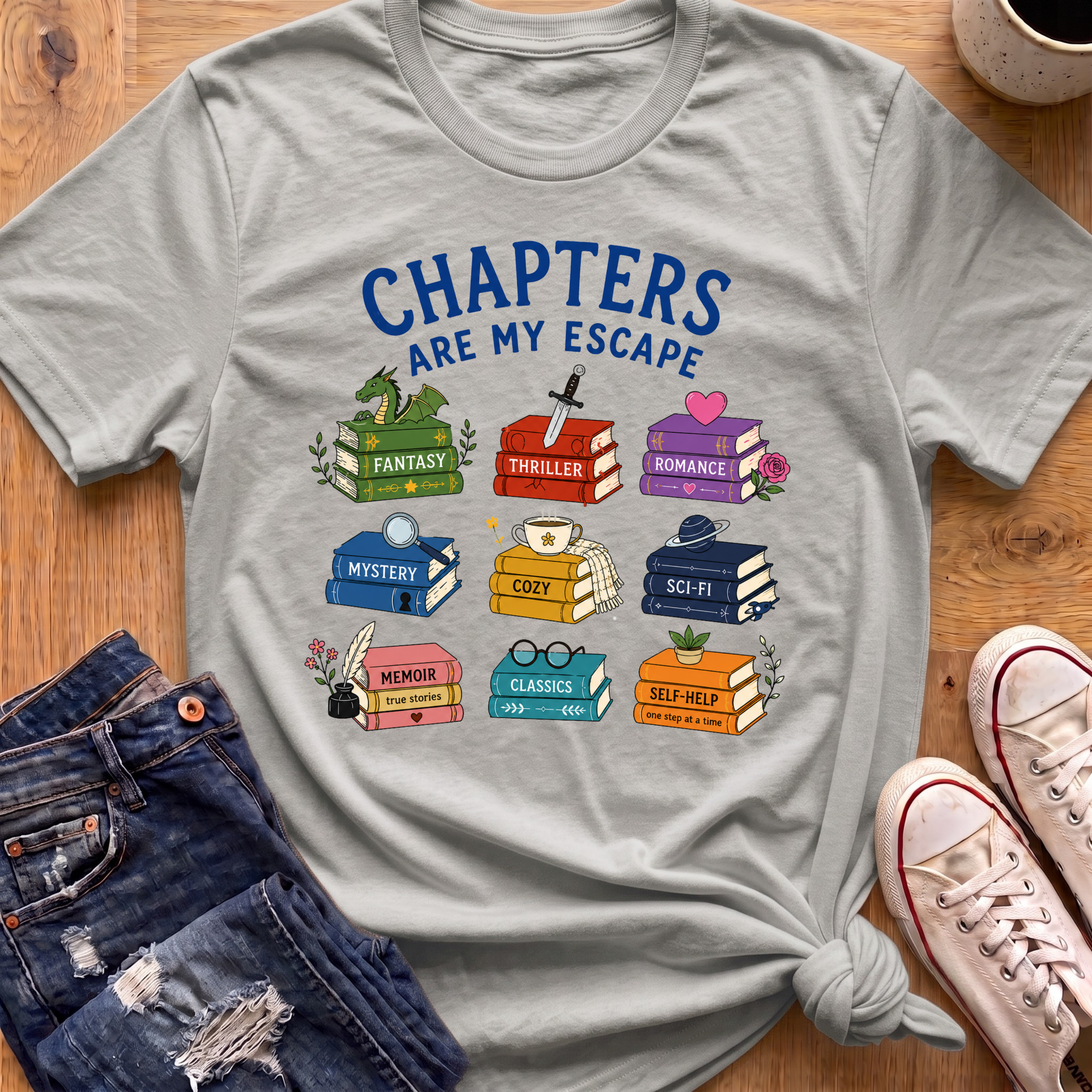 Chapters Are My Escape T-Shirt