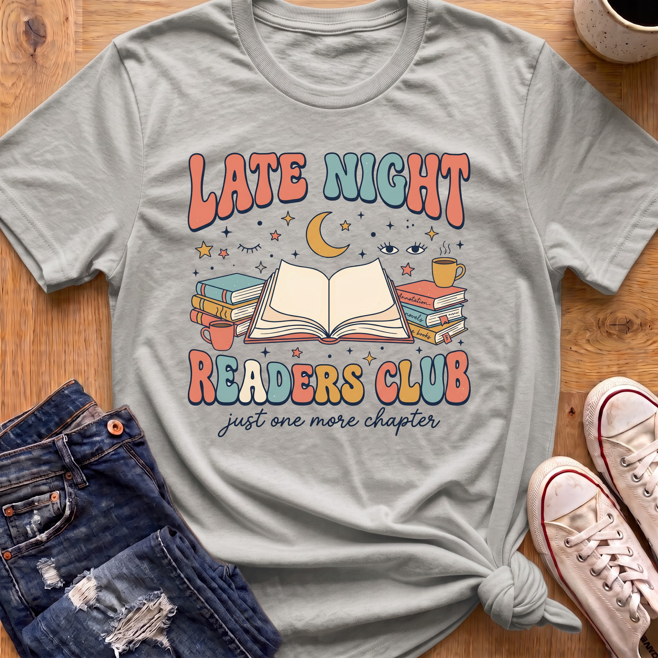 Late Night Readers Club T-Shirt