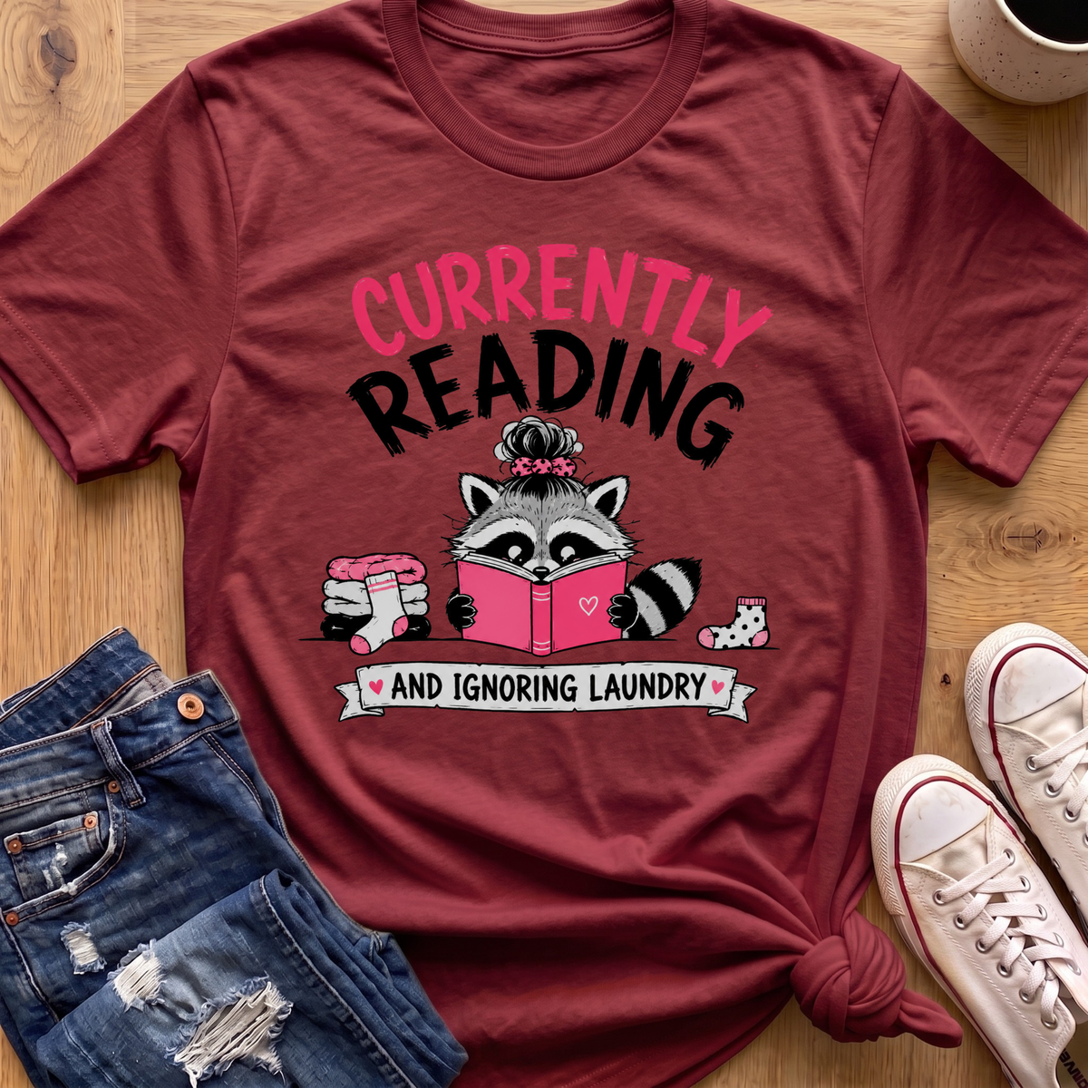 Reading and Ignoring Laundry T-Shirt