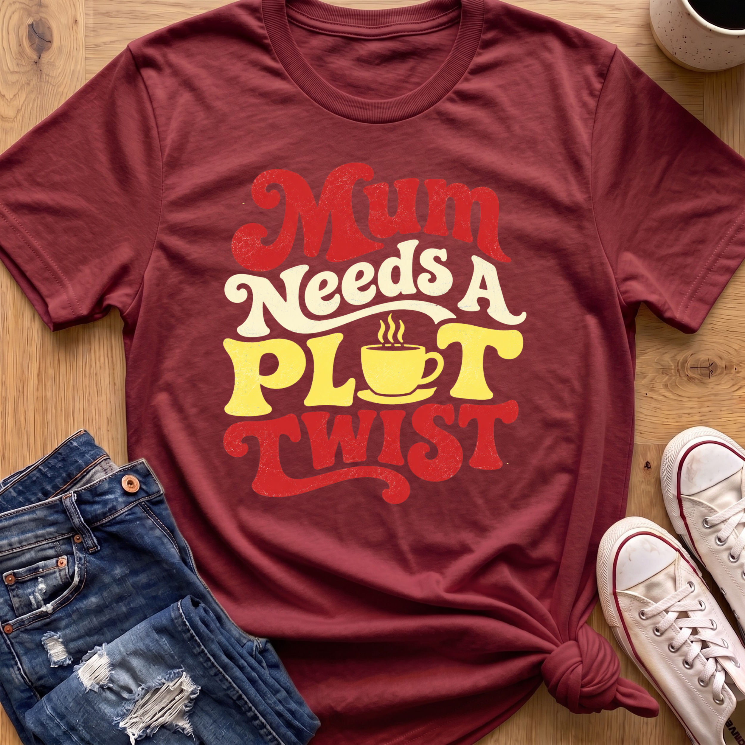 Mum Needs A Plot Twist T-Shirt