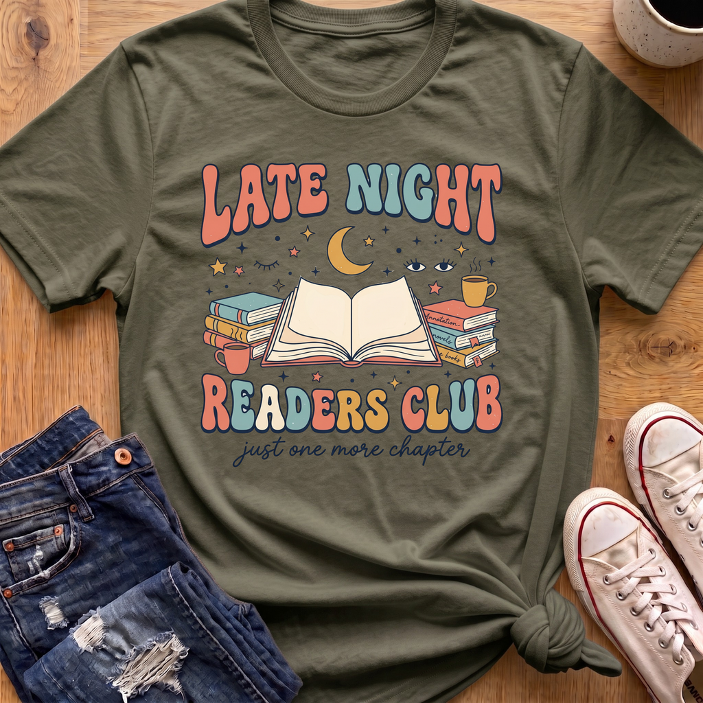 Late Night Readers Club T-Shirt