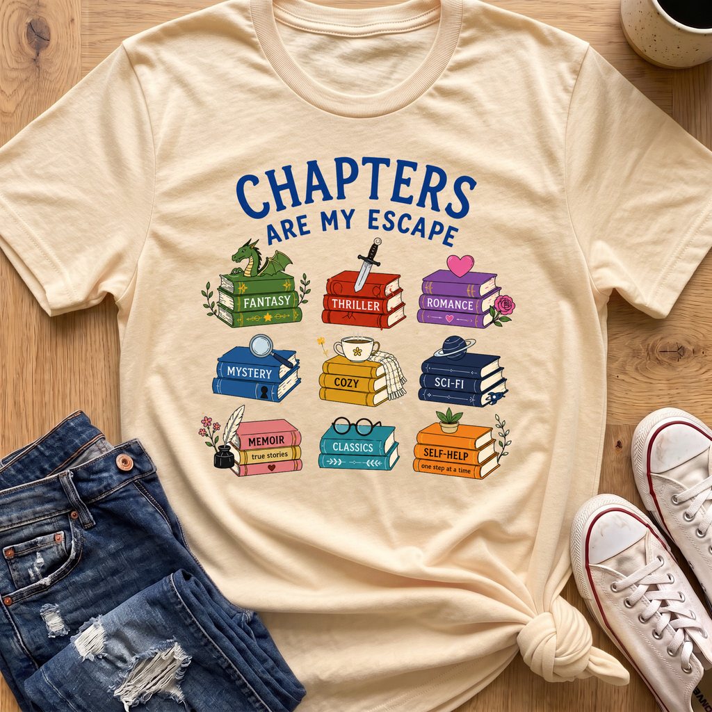Chapters Are My Escape T-Shirt