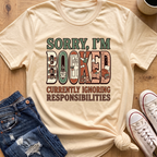 Sorry, I'm Booked T-Shirt