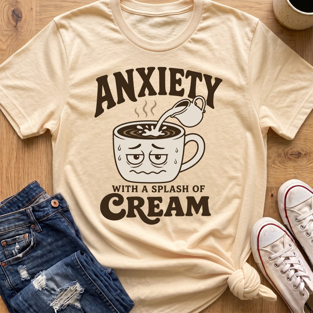 Anxiety With Cream T-Shirt