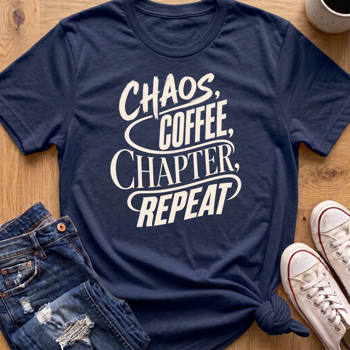 Chaos, Coffee, Chapter T-Shirt