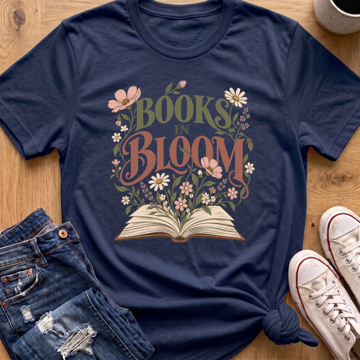 Books In Bloom T-Shirt