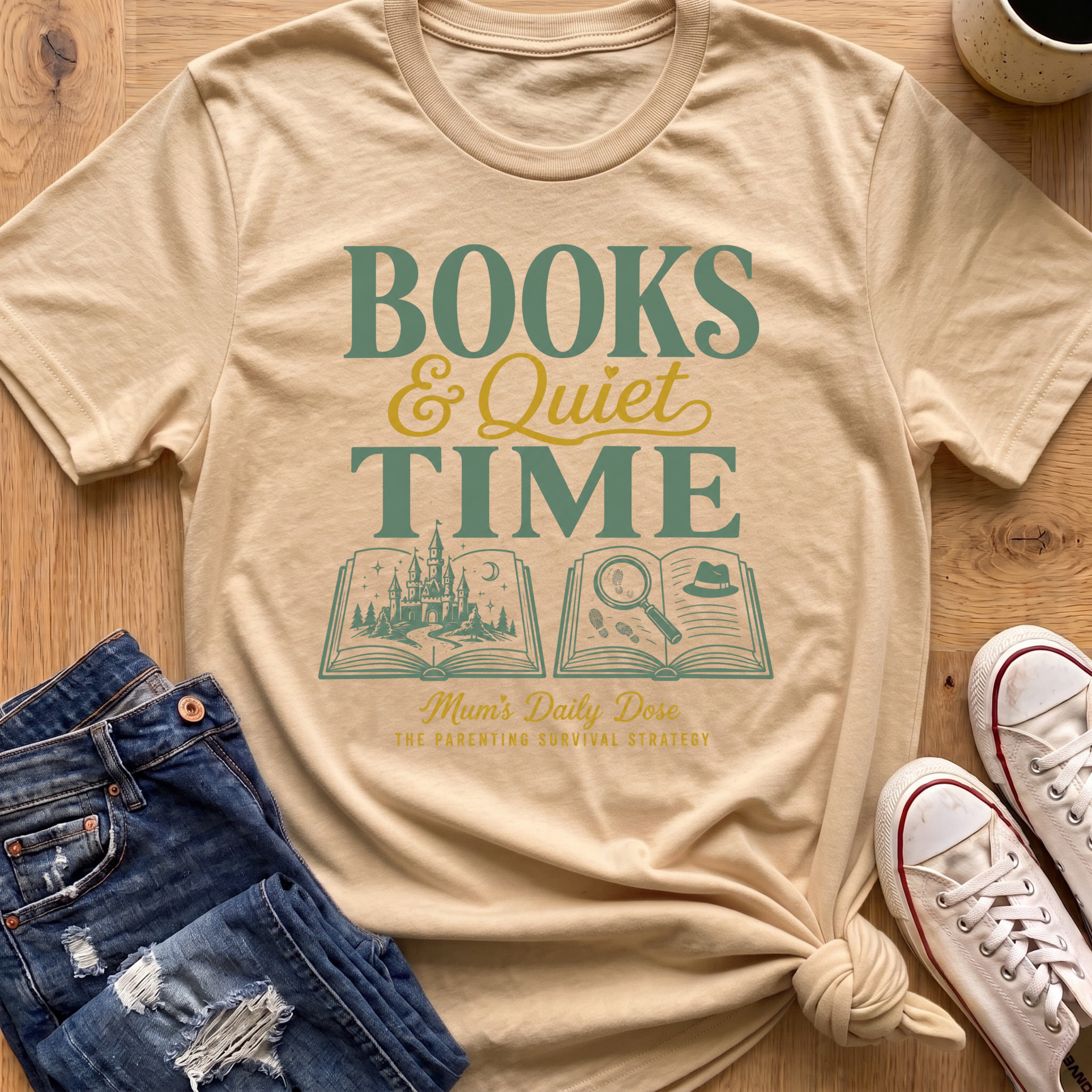 Books and Quiet Time T-Shirt