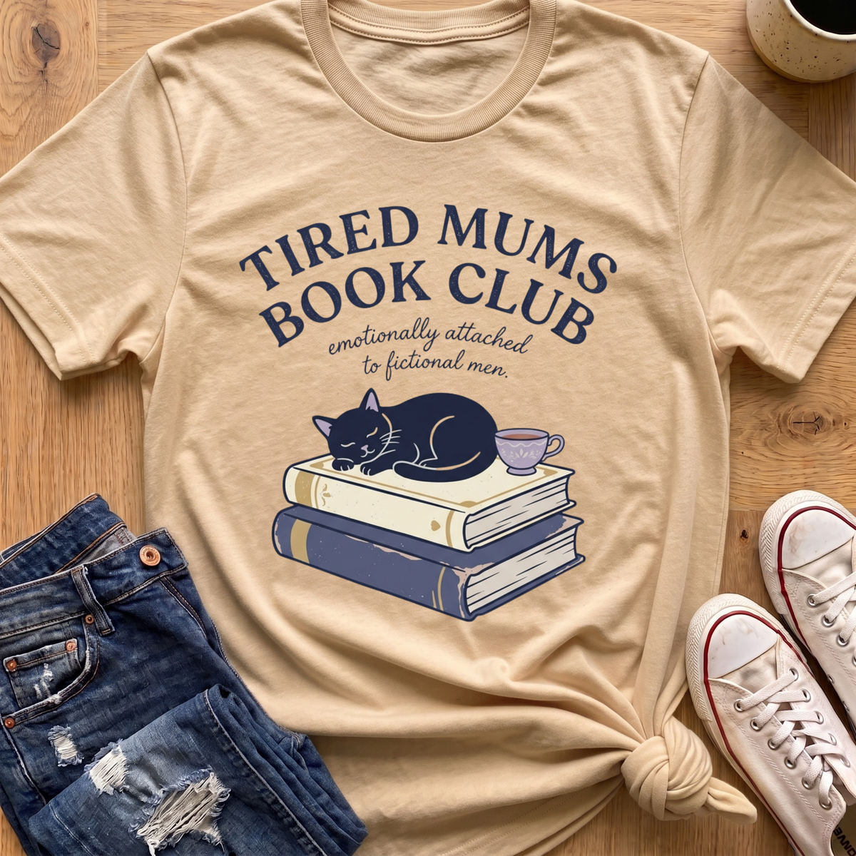 Tired Mums Book Club T-Shirt