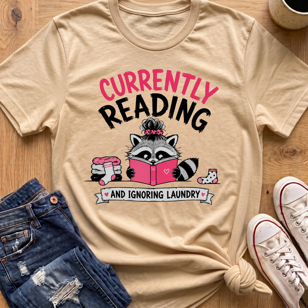 Reading and Ignoring Laundry T-Shirt