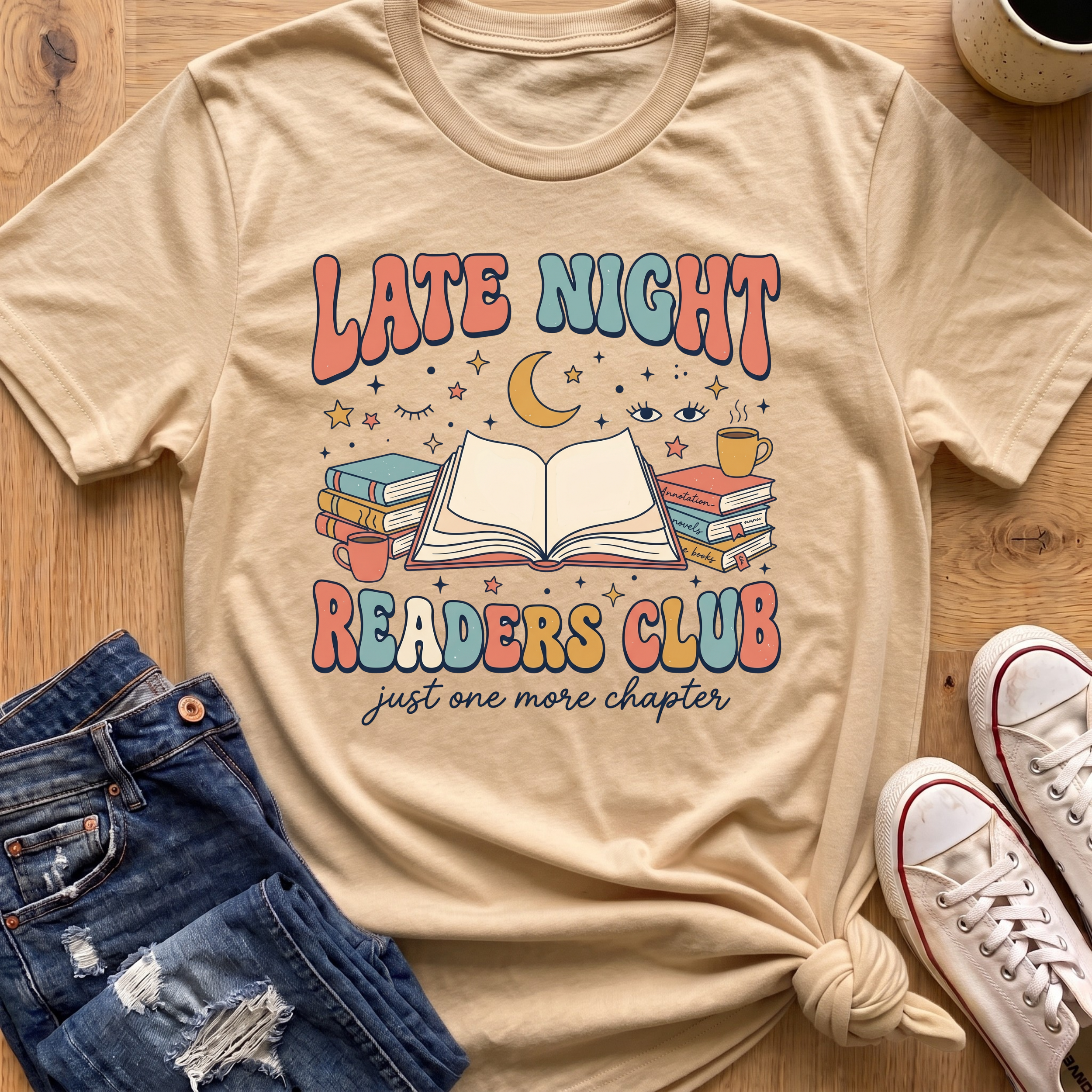 Late Night Readers Club T-Shirt