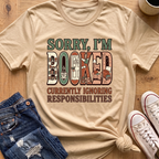 Sorry, I'm Booked T-Shirt