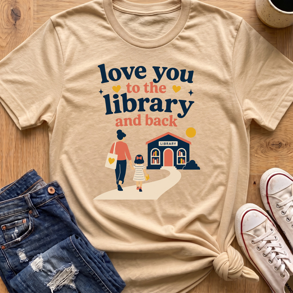 Library and Back T-Shirt