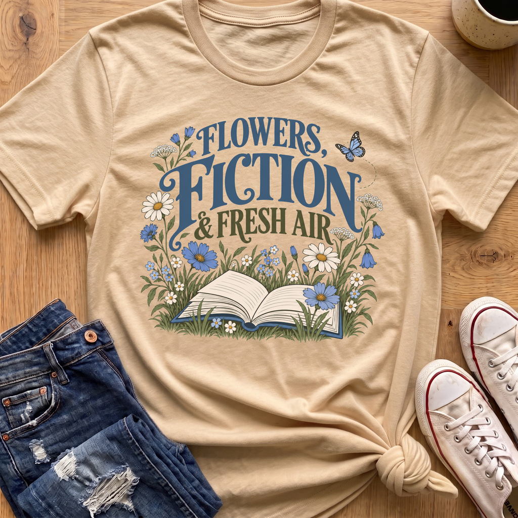 Flowers & Fiction T-Shirt