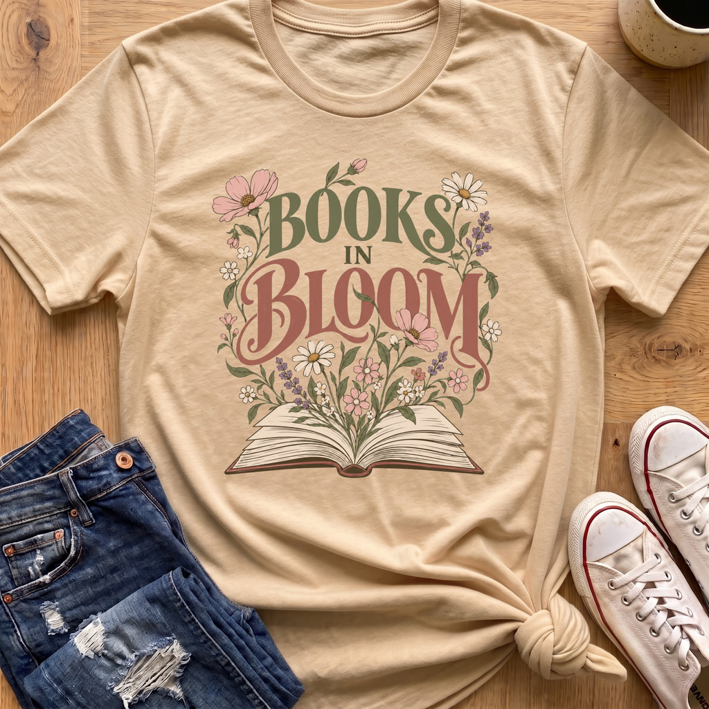 Books In Bloom T-Shirt
