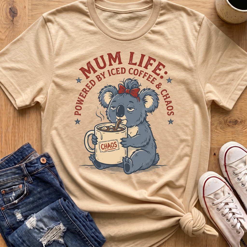Powered By Iced Coffee T-Shirt