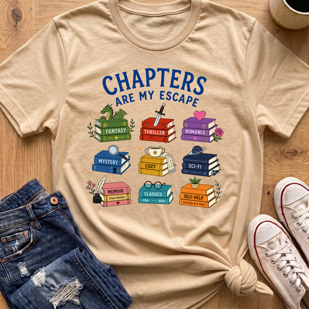 Chapters Are My Escape T-Shirt