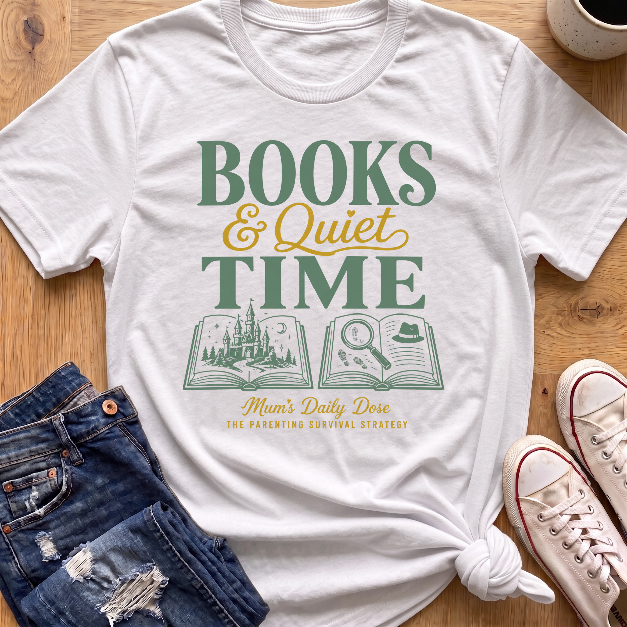 Books and Quiet Time T-Shirt