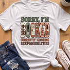 Sorry, I'm Booked T-Shirt
